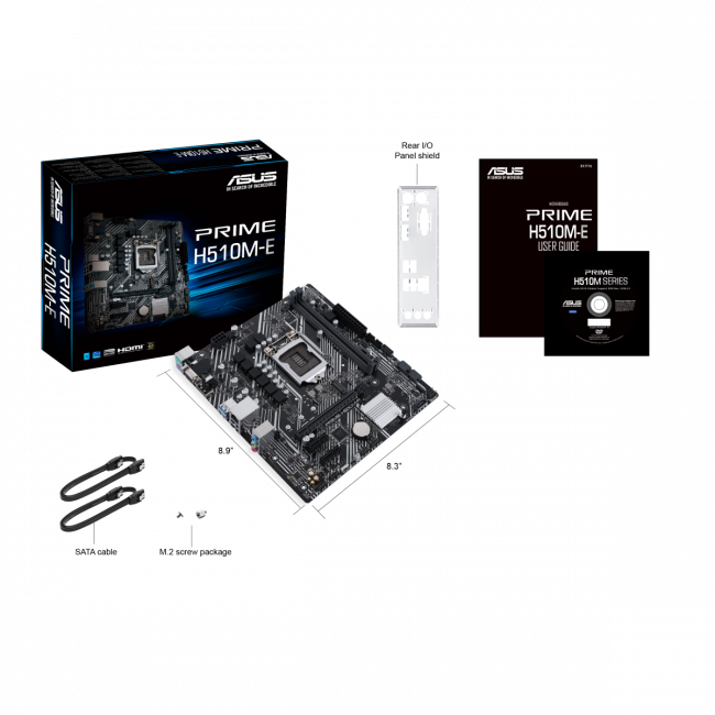 Материнская плата ASUS PRIME H510M-E — для бизнеса и офиса Материнская плата ASUS PRIME H510M-E — для бизнеса и офиса