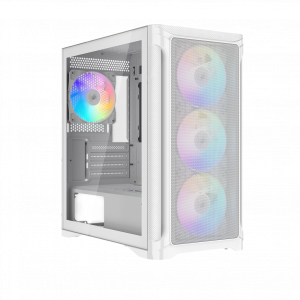 Корпус ПК без блока питания SAMA S31-WHMMA4X1-GL