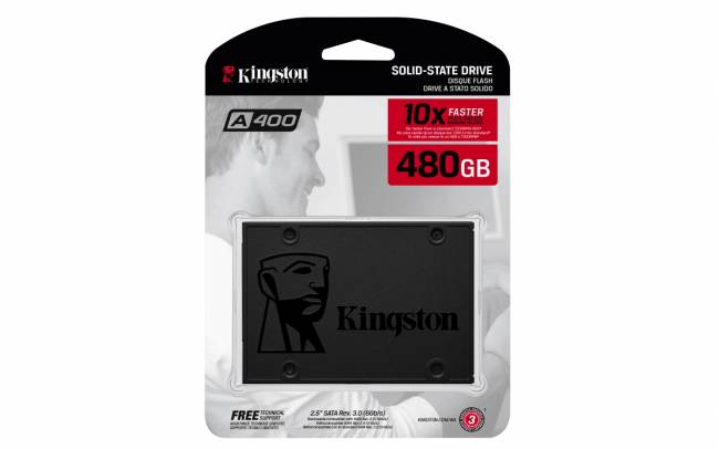 Твердотельный накопитель Kingston A400 SA400S37/480G — для бизнеса и офиса