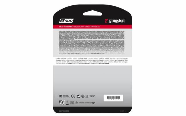 Твердотельный накопитель Kingston A400 SA400S37/480G — для бизнеса и офиса