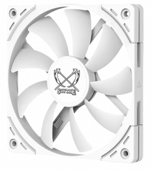 Кулер для корпуса Scythe Kaze Flex II 120 Slim White