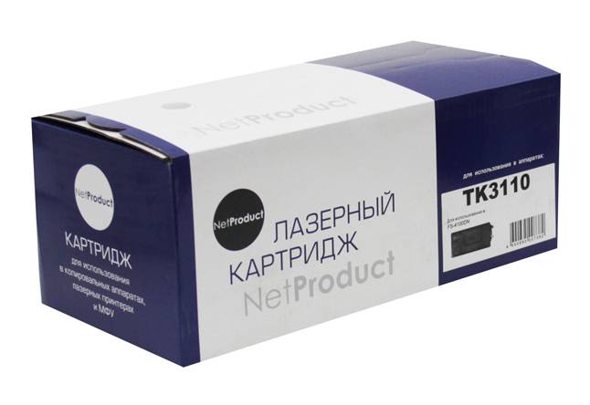 Тонер-картридж NetProduct (N-TK-3110) для Kyocera FS-4100DN, 15,5K — для бизнеса и офиса Тонер-картридж NetProduct (N-TK-3110) для Kyocera FS-4100DN, 15,5K — для бизнеса и офиса