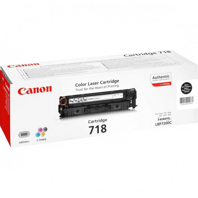 Тонер-картридж CANON 718 (2662B002) — для бизнеса и офиса
