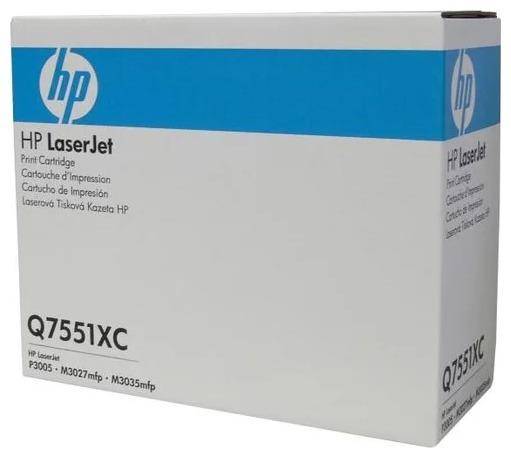 Картридж 51X для HP LJ P3005/M3027MFP/M3035MFP, 13K (O) Q7551XC (белая коробка) — для бизнеса и офиса Картридж 51X для HP LJ P3005/M3027MFP/M3035MFP, 13K (O) Q7551XC (белая коробка) — для бизнеса и офиса