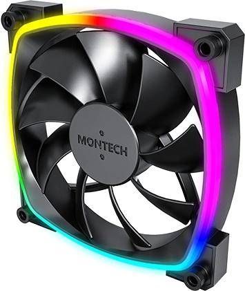 Вентилятор для корпуса Montech AX120 PWM BLACK — для бизнеса и офиса Вентилятор для корпуса Montech AX120 PWM BLACK — для бизнеса и офиса
