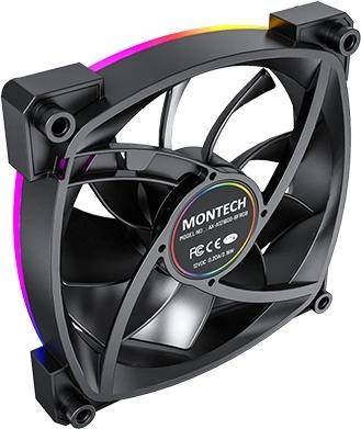 Вентилятор для корпуса Montech AX120 PWM BLACK — для бизнеса и офиса Вентилятор для корпуса Montech AX120 PWM BLACK — для бизнеса и офиса