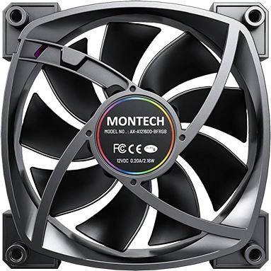 Вентилятор для корпуса Montech AX120 PWM BLACK — для бизнеса и офиса Вентилятор для корпуса Montech AX120 PWM BLACK — для бизнеса и офиса