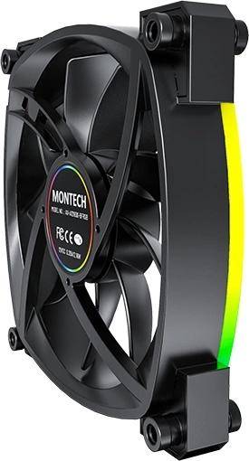 Вентилятор для корпуса Montech AX120 PWM BLACK — для бизнеса и офиса Вентилятор для корпуса Montech AX120 PWM BLACK — для бизнеса и офиса