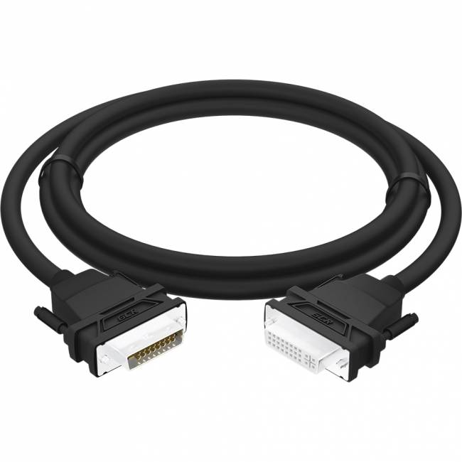 GCR Удлинитель 1.5m DVI-D, черный, DVI/DVI, 25M/25F, FullHD, 28 AWG, GCR-54714 Greenconnect GCR-54714, 1.5 м — для бизнеса и офиса