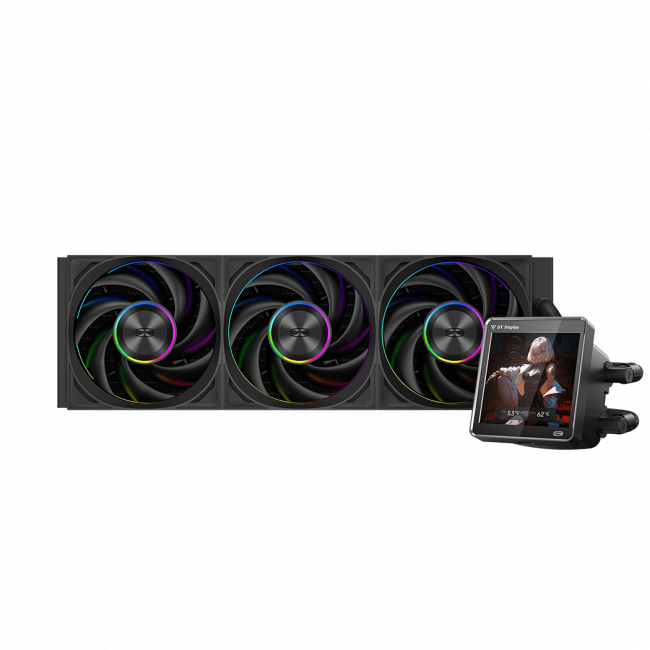 Система охлаждения PCCooler DT360 ARGB Display BK — для бизнеса и офиса Система охлаждения PCCooler DT360 ARGB Display BK — для бизнеса и офиса