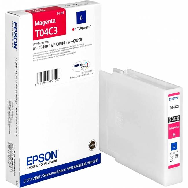 Картридж Epson C13T04C340 — для бизнеса и офиса Картридж Epson C13T04C340 — для бизнеса и офиса