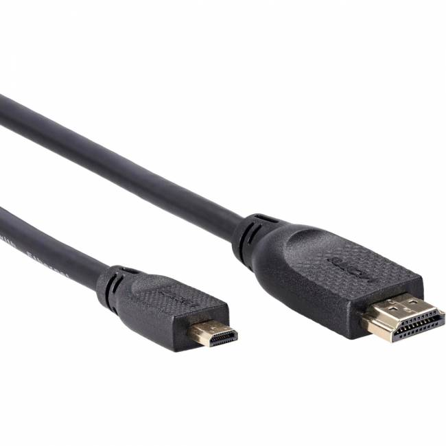 Кабель HDMI-19M --MicroHDMI-19M ver 2.0 1m VCOM <CG587-1M> VCOM CG587-1M — для бизнеса и офиса
