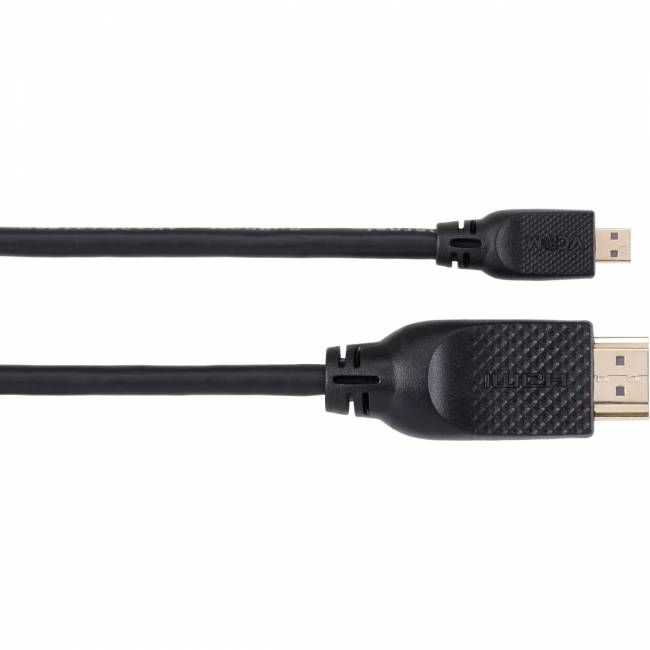 Кабель HDMI-19M --MicroHDMI-19M ver 2.0 1m VCOM <CG587-1M> VCOM CG587-1M — для бизнеса и офиса