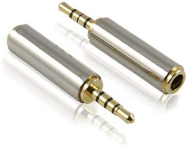 Переходник аудио jack 2,5 mm/jack 3,5 mm, AM/AF Greenconnect, серебряный Greenconnect переходник jack 2,5 mm M/3,5 mm F — для бизнеса и офиса