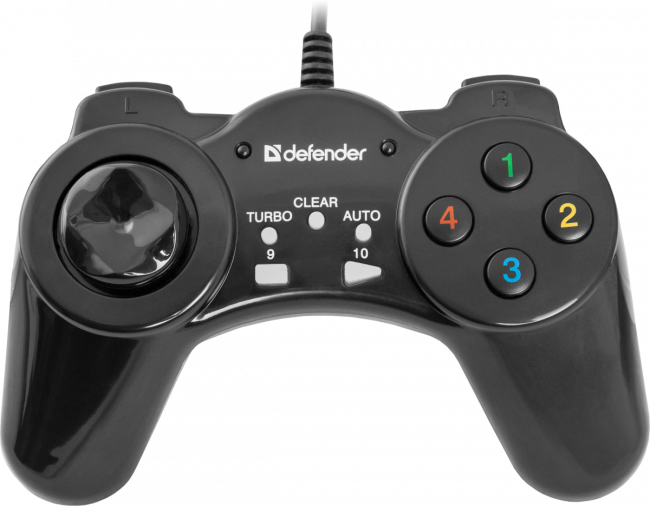 Defender Проводной геймпад Vortex USB, 13 кнопок Defender Vortex — для бизнеса и офиса