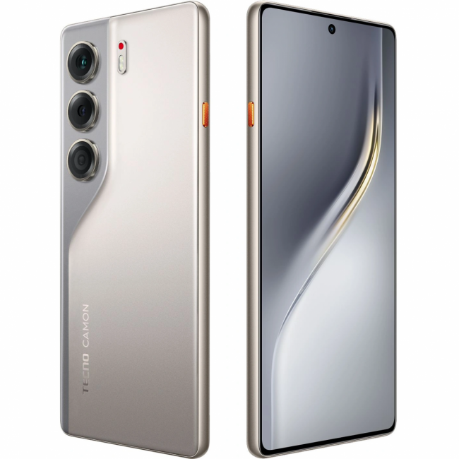 Смартфон TECNO CM5 256+12 SANDY TITANIUM — для бизнеса и офиса