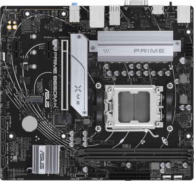Материнская плата ASUS PRIME B650M-K — для бизнеса и офиса Материнская плата ASUS PRIME B650M-K — для бизнеса и офиса