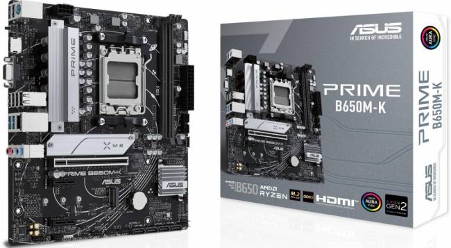 Материнская плата ASUS PRIME B650M-K — для бизнеса и офиса Материнская плата ASUS PRIME B650M-K — для бизнеса и офиса