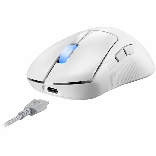 Мышь ASUS P714 ROG KERIS II WL ACE/WHT ASUS ROG Keris II Ace Wireless White 90MP03N0-BMUA10 — для бизнеса и офиса Мышь ASUS P714 ROG KERIS II WL ACE/WHT ASUS ROG Keris II Ace Wireless White 90MP03N0-BMUA10 — для бизнеса и офиса