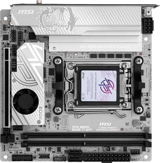 Материнская плата MSI MPG B850I EDGE TI WIFI — для бизнеса и офиса Материнская плата MSI MPG B850I EDGE TI WIFI — для бизнеса и офиса