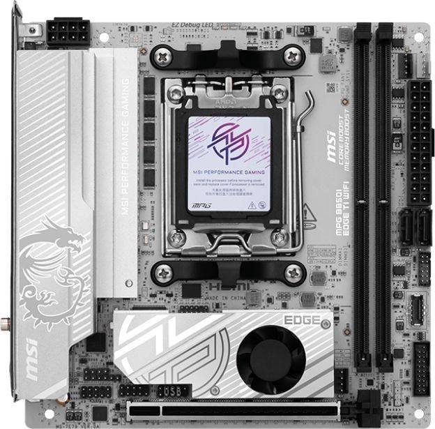 Материнская плата MSI MPG B850I EDGE TI WIFI — для бизнеса и офиса Материнская плата MSI MPG B850I EDGE TI WIFI — для бизнеса и офиса
