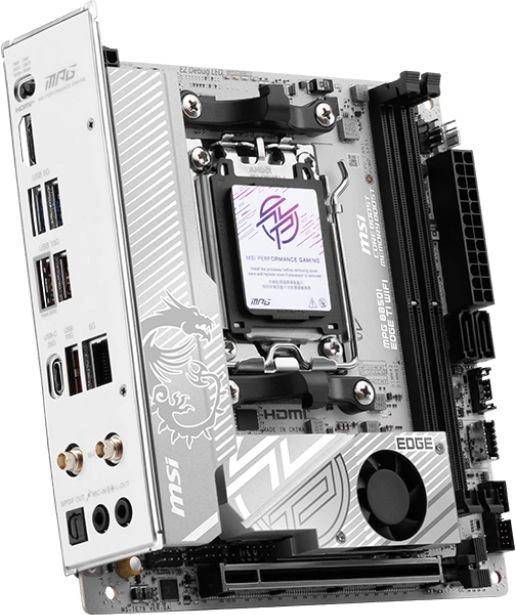 Материнская плата MSI MPG B850I EDGE TI WIFI — для бизнеса и офиса Материнская плата MSI MPG B850I EDGE TI WIFI — для бизнеса и офиса