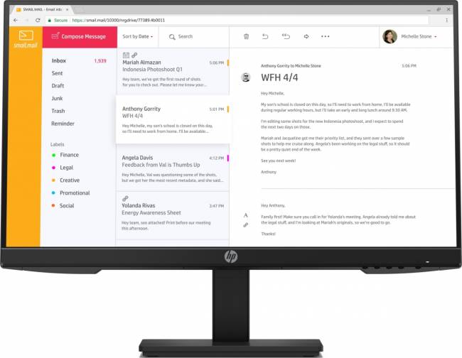Монитор HP P24h G4 (7VH44AA#ABB) — для бизнеса и офиса Монитор HP P24h G4 (7VH44AA#ABB) — для бизнеса и офиса