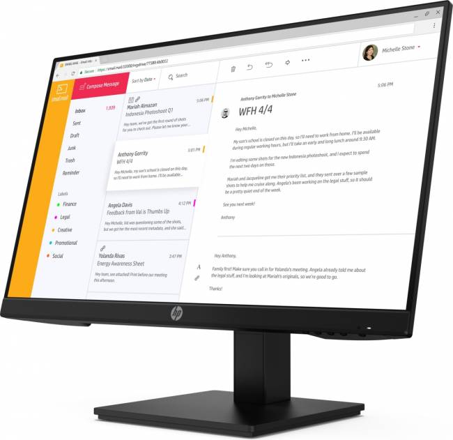 Монитор HP P24h G4 (7VH44AA#ABB) — для бизнеса и офиса Монитор HP P24h G4 (7VH44AA#ABB) — для бизнеса и офиса