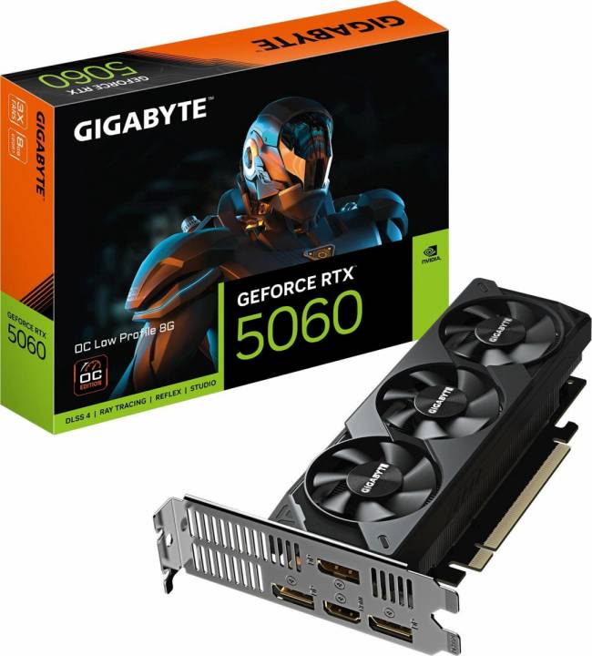 Видеокарта Gigabyte GV-N5060OC-8GL 1.0 — для бизнеса и офиса Видеокарта Gigabyte GV-N5060OC-8GL 1.0 — для бизнеса и офиса
