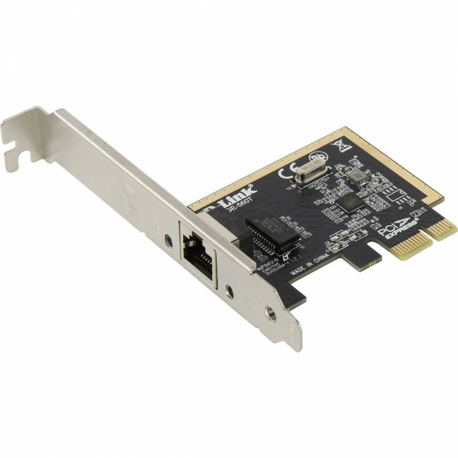 Адаптер Адаптер D-Link DGE-560T (DGE-560T/20/D2A) — для бизнеса и офиса Адаптер Адаптер D-Link DGE-560T (DGE-560T/20/D2A) — для бизнеса и офиса