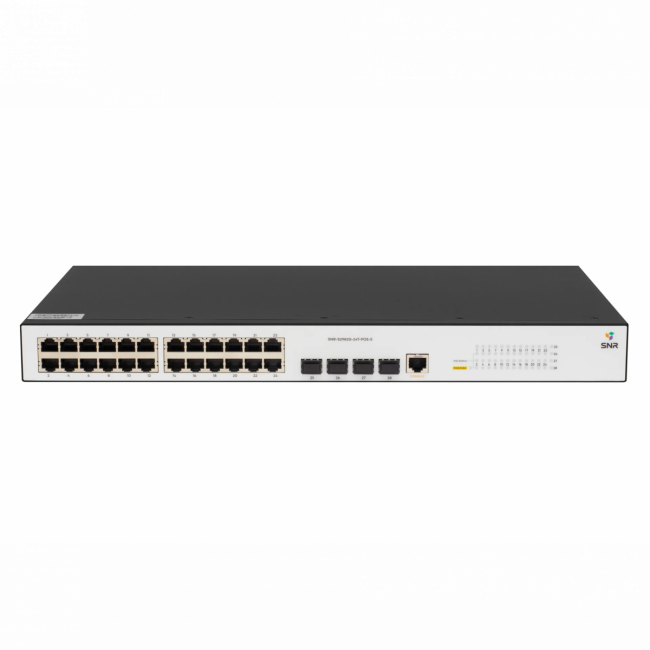 Коммутатор SNR-S2982G-24T-POE-E — для бизнеса и офиса
