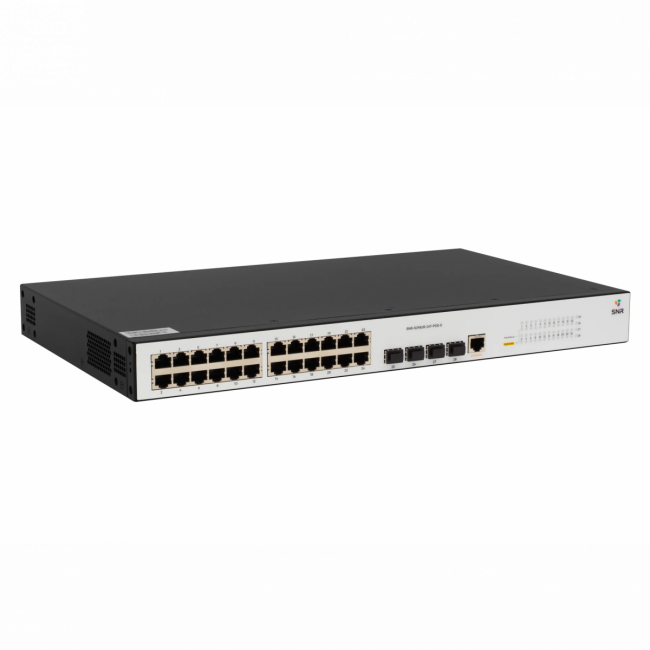 Коммутатор SNR-S2982G-24T-POE-E — для бизнеса и офиса