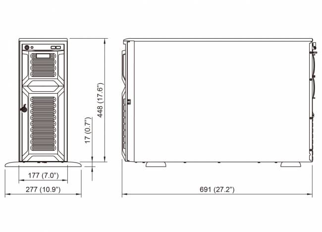 Серверный корпус Ablecom CS-G47R-02P — для бизнеса и офиса Серверный корпус Ablecom CS-G47R-02P — для бизнеса и офиса