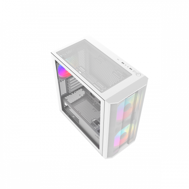 Корпус ПК без блока питания SAMA S30-WHMPA3X1-GL — для бизнеса и офиса