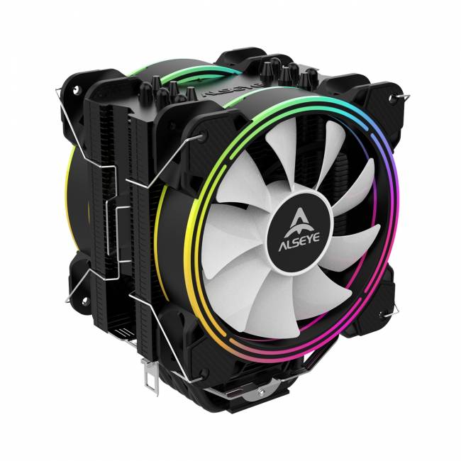 Кулер для процессора персонального компьютера ALSEYE Model H120D-4.0 (Black) II — для бизнеса и офиса