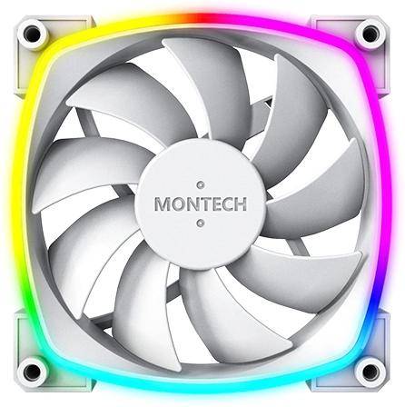 Вентилятор для корпуса Montech AX120 PWM WHITE — для бизнеса и офиса Вентилятор для корпуса Montech AX120 PWM WHITE — для бизнеса и офиса