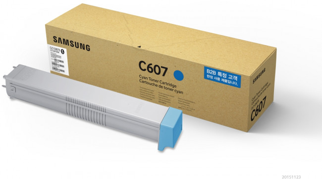 Тонер-картридж Samsung CLT-C607S Cyan Original Toner Cartridge (SS540A) — для бизнеса и офиса