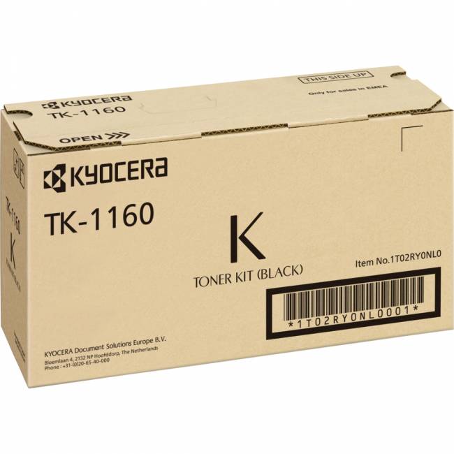 тонер-картридж Kyocera TK-1160 Kyocera TK-1160 (1T02RY0NL0) — для бизнеса и офиса тонер-картридж Kyocera TK-1160 Kyocera TK-1160 (1T02RY0NL0) — для бизнеса и офиса