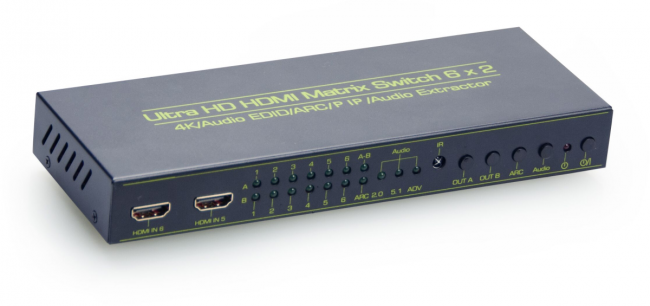 Greenconnect Переключатель HDMI 1.4, Matrix +ARC+PIP, 6 к 2 серия Greenline GL-v602 Greenconnect Переключатель Greenline HDMI 1.4, Matrix +ARC+PIP, 6 к 2 — для бизнеса и офиса Greenconnect Переключатель HDMI 1.4, Matrix +ARC+PIP, 6 к 2 серия Greenline GL-v602 Greenconnect Переключатель Greenline HDMI 1.4, Matrix +ARC+PIP, 6 к 2 — для бизнеса и офиса