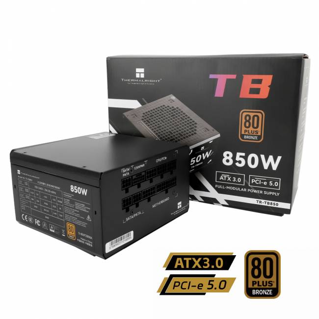 Блок питания 850W Thermalright TR-TB850 — для бизнеса и офиса