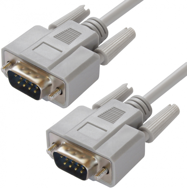 Greenconnect Кабель 15.0m 0-модемный COM, DB9/DB9  9M/9M, серый, 30 AWG, GCR-DB902-15m Greenconnect COM DB9/DB9 RS-232/RS-232 9M/9M — для бизнеса и офиса