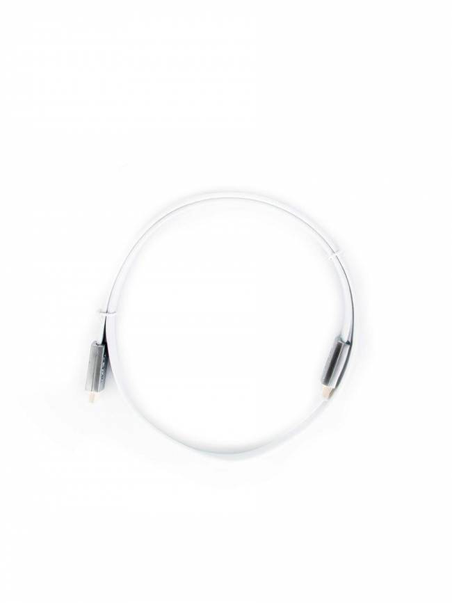 Кабель HDMI 19M/M ver 2.0, 1M, Aopen/Qust <ACG568F-S-1M> серебряно-белый Flat Aopen HDMI (m)- HDMI (m) 1м — для бизнеса и офиса
