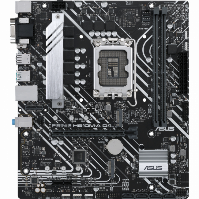 Материнская плата ASUS PRIME H610M-A D4-CSM (90MB19P0-M0EAYC) — для бизнеса и офиса Материнская плата ASUS PRIME H610M-A D4-CSM (90MB19P0-M0EAYC) — для бизнеса и офиса