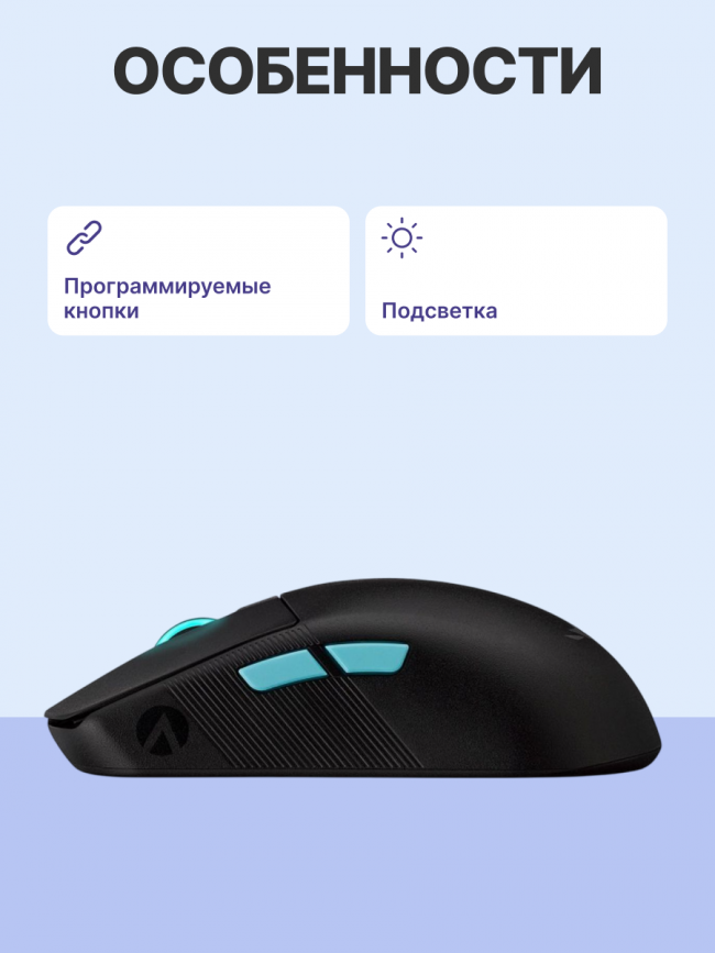 Мышь P713 ROG HARPE ACE AIM LAB EDITION/BLK ASUS ROG P713 Harpe Ace Aim Lab Edition/BLK 90MP02W0-BMUA00 — для бизнеса и офиса Мышь P713 ROG HARPE ACE AIM LAB EDITION/BLK ASUS ROG P713 Harpe Ace Aim Lab Edition/BLK 90MP02W0-BMUA00 — для бизнеса и офиса