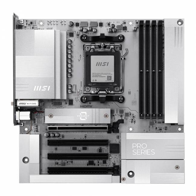 Материнская плата MSI PRO B850M-A WIFI PZ — для бизнеса и офиса Материнская плата MSI PRO B850M-A WIFI PZ — для бизнеса и офиса