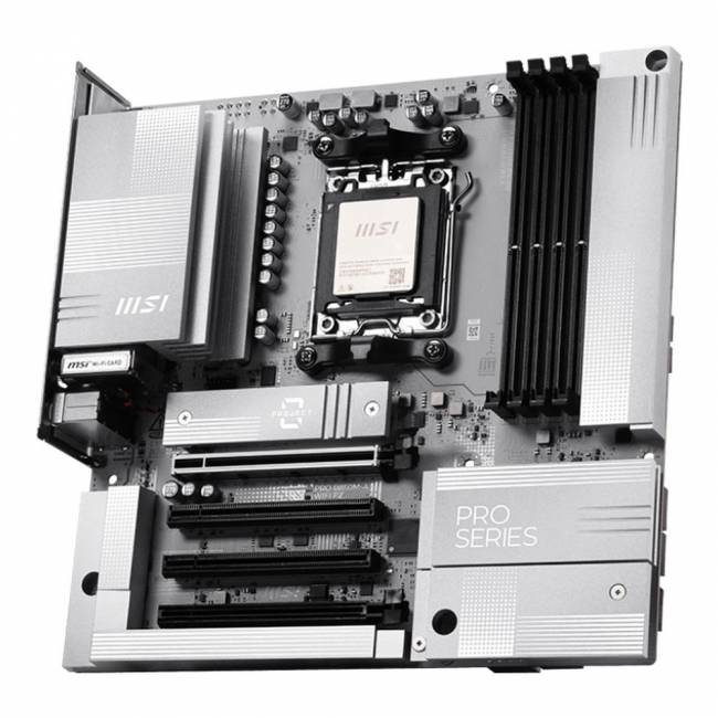 Материнская плата MSI PRO B850M-A WIFI PZ — для бизнеса и офиса Материнская плата MSI PRO B850M-A WIFI PZ — для бизнеса и офиса