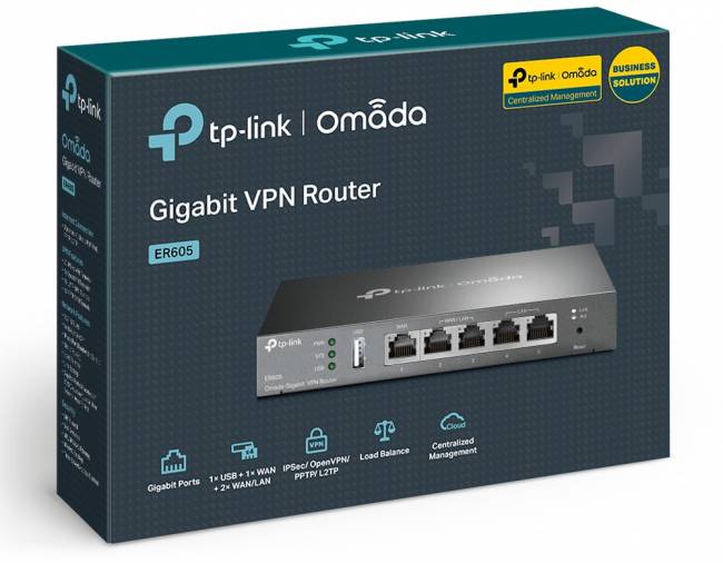 Маршрутизатор TP-Link ER605 — для бизнеса и офиса Маршрутизатор TP-Link ER605 — для бизнеса и офиса