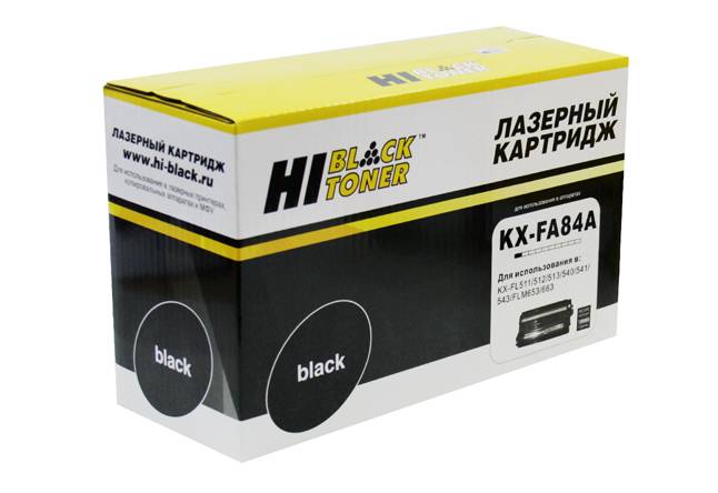 Драм-юнит Hi-Black (HB-KX-FA84A) для Panasonic KX-FL511/512/540/541/FLM653, Восстан., 10K — для бизнеса и офиса Драм-юнит Hi-Black (HB-KX-FA84A) для Panasonic KX-FL511/512/540/541/FLM653, Восстан., 10K — для бизнеса и офиса