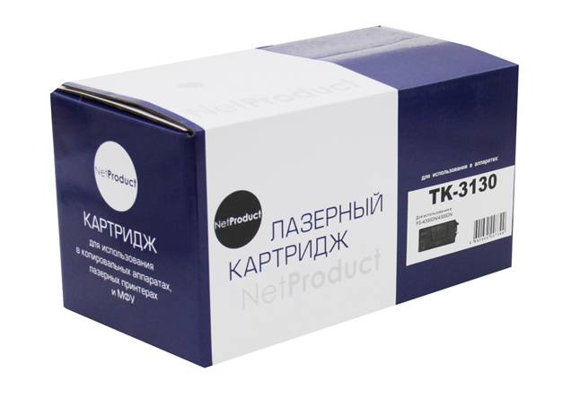 Тонер-картридж NetProduct (N-TK-3130) для Kyocera FS-4200DN/4300DN, 25K — для бизнеса и офиса Тонер-картридж NetProduct (N-TK-3130) для Kyocera FS-4200DN/4300DN, 25K — для бизнеса и офиса
