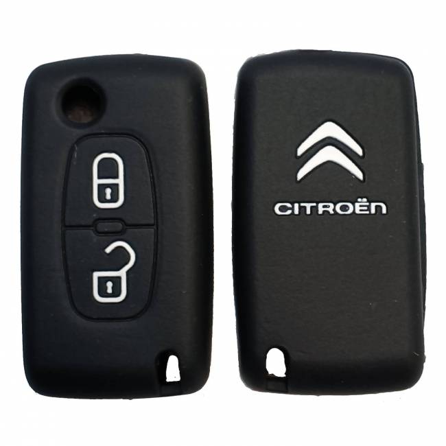 Чехол силиконовый выкидного ключа CITROEN 2 кнопки (с лого) — для бизнеса и офиса Чехол силиконовый выкидного ключа CITROEN 2 кнопки (с лого) — для бизнеса и офиса